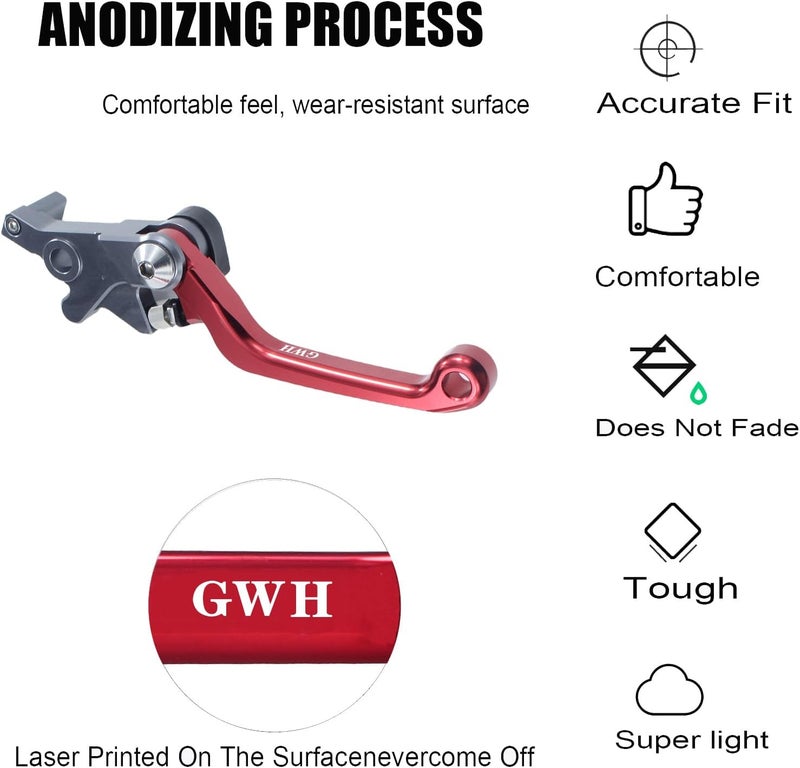 Adsspro Motorcycle Brake Clutch Lever Handle CNC Aluminum for SL230 97-04 XR230/MOTARD 05-12 Dirt Pit Bike - Image 3